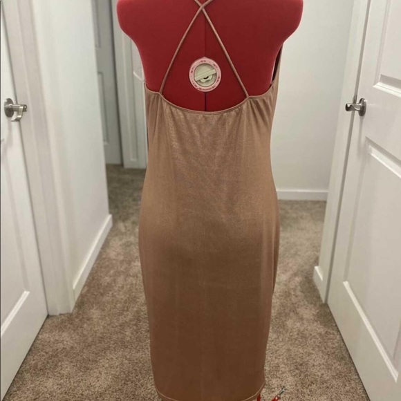 Rose Gold Party Dress - Picture 2 of 2